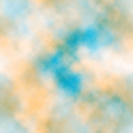 A Seamless vector tile of warm clouds in a blue sky made using a gradient meshのイラスト素材