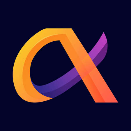 Abstract A X Logo Template	のイラスト素材