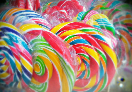 Colorful lollipops