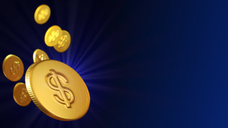 3D illustrations depicting dangerous and depressing stock prices.の写真素材