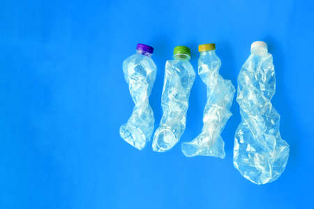 Twisted and plastic bottles, concept for making smaller size before recyclying to reduce the...