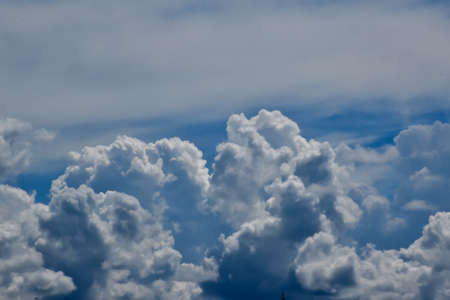 Cloudy and Blue sky background and wallpaper.