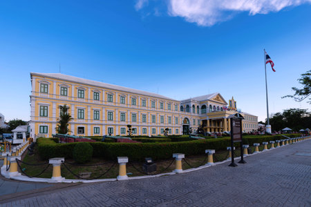 Architectural design, Building, Construction, Bangkok, Thailand, National Flagのeditorial素材