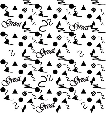 Geometric great patternのイラスト素材