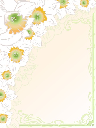 Hand drawn wedding greeting card, vintage, art deco style, vector eps 10 のイラスト素材