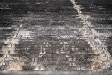 Image of old grey concrete stairs as a background.の写真素材