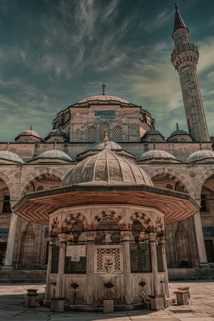 The Sultan Ahmed Mosque in Istanbul, Turkey.の写真素材