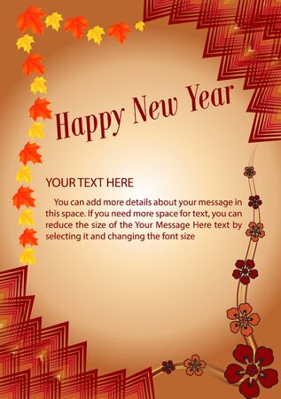 Happy new year 2020 design template background. Creative element for design calendar, greeting cards or printのイラスト素材