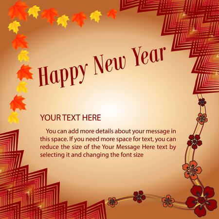 Happy new year 2020 design template background. Creative element for design calendar, greeting cardsのイラスト素材