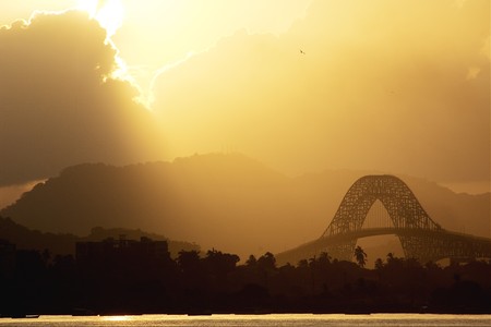 Bridge of the Americasの写真素材