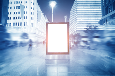 Modern Business Centers and Billboardの写真素材
