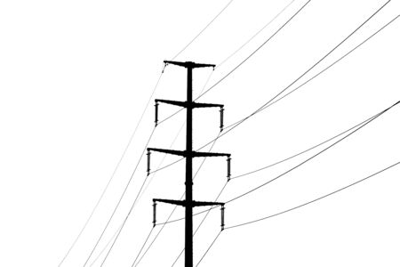 Electricity poleの写真素材