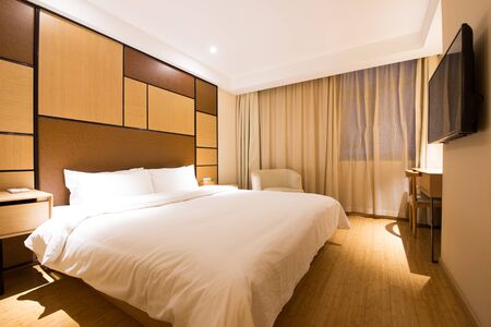 luxury modern japanese style bedroom.のeditorial素材