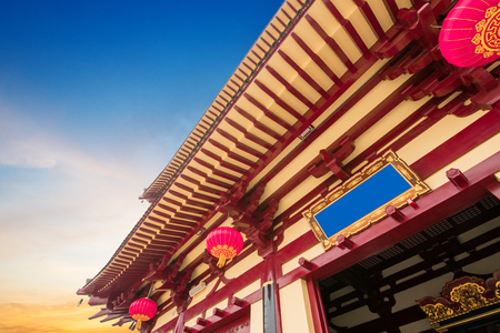 Chinese ancient architectureの写真素材
