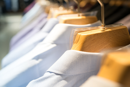 Women clothing store in Milan, Italyの写真素材