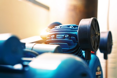 Turbine generators at Hydroelectric power plant.の写真素材