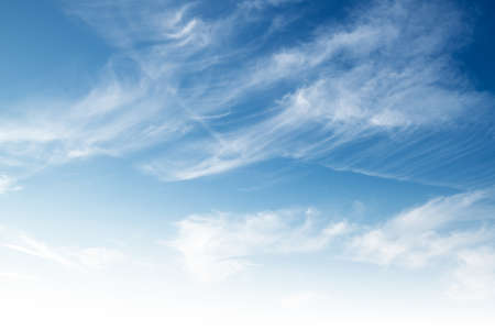 Cloudy blue sky abstract background