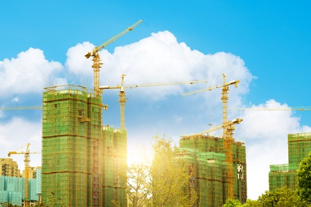 construction siteのeditorial素材