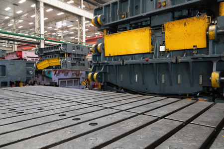 Modern car factory, mold and equipment storage warehouse.のeditorial素材