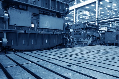Modern car factory, mold and equipment storage warehouse.のeditorial素材