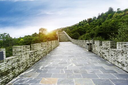 the great wall in chinaの写真素材