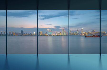 Manhattan office city viewの写真素材