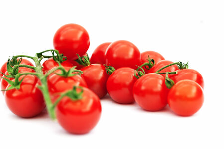  Group of tomatoes on white background, isolated,の写真素材
