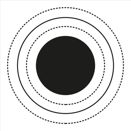 Mystical element astrology moon phase tattooのイラスト素材