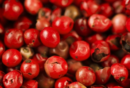 close up of red peppercornsの写真素材