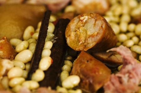 bean and chorizo stewの写真素材