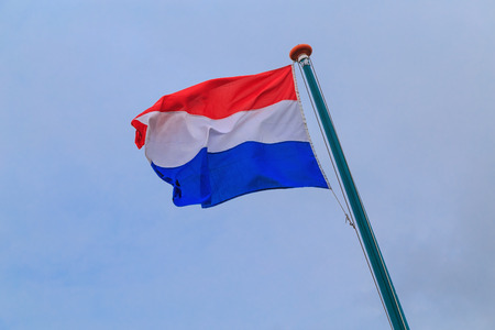 Netherlands flag, copy space.の写真素材