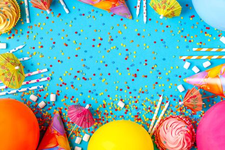 Bright decor for a birthday, party, festival or carnival.