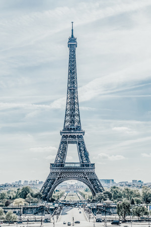 Eiffel Tower in Paris, Franceの写真素材