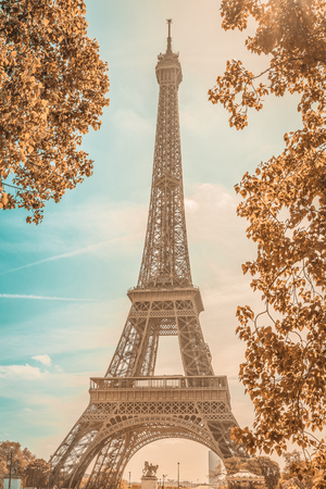 Eiffel Tower in Paris, Franceの写真素材