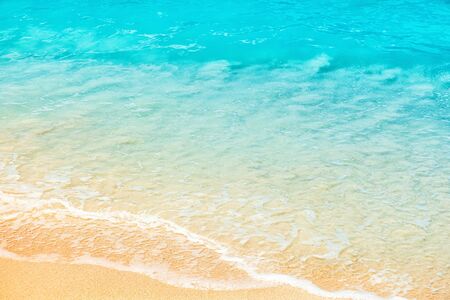 Sea shore background, copy space.
