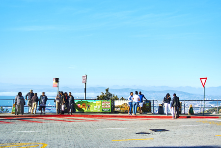 Table Mountain National Park protecting the natural environment of the Table Mountain Chain, and in particular the rare fynbos vegetation. The park contains two well-known landmarks: Table Mountain, for which the park is named; and the Cape of Good Hope, のeditorial素材