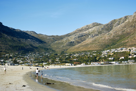 Hout Bay (Afrikaans: Houtbaai, meaning "Wood Bay") is a town near Cape Town, South Africa.の写真素材