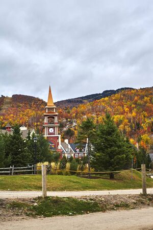 Views of Canada during different seasonsの写真素材
