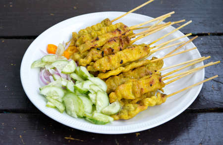 Pork Satayの写真素材