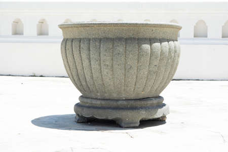 big stone potの写真素材