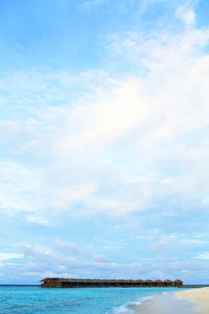 Landscape view of resort on the seaのeditorial素材