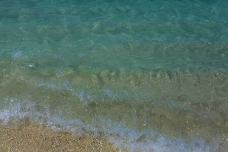 Closeup of sea waterの写真素材