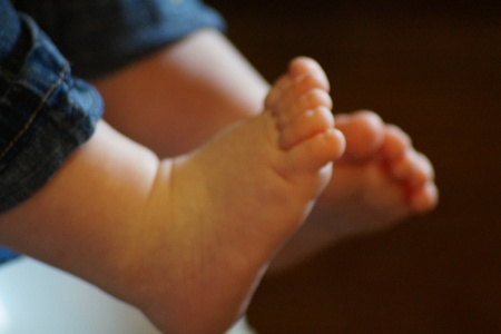 Baby Feetの写真素材