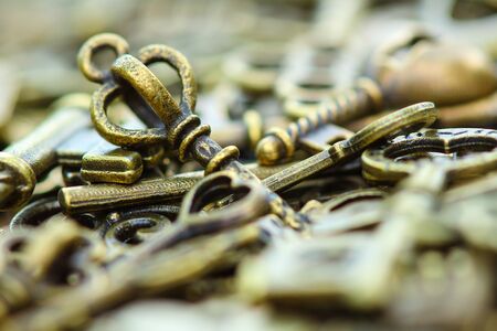 Key to success, Ancient keys.の写真素材