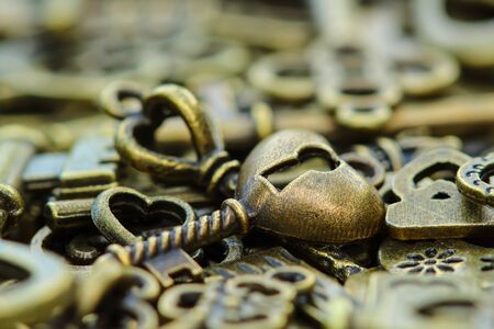 Key to success, Ancient keys.の写真素材