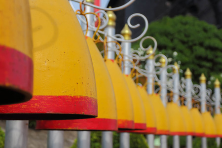 Bell In Measure.Ubonratchathani Thailand.の写真素材