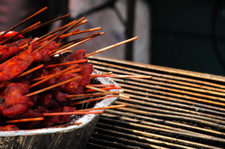 Closeup  ckicken Teriyakiの写真素材