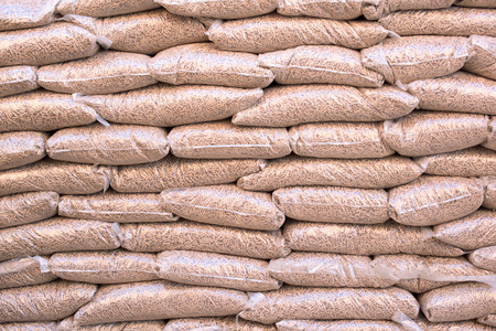 Eco pellets- biomass in bags