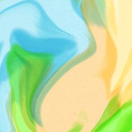 Nature Summer Theme 2 4 Background Illustration Wallpaper Texture Green Blue Yellowの写真素材