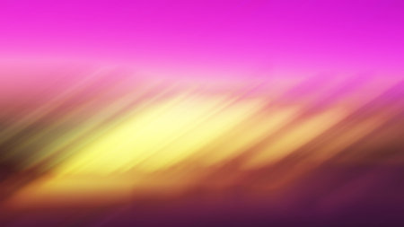 Abstract background with blurred pink and yellow diagonal stripes. Vector illustration.